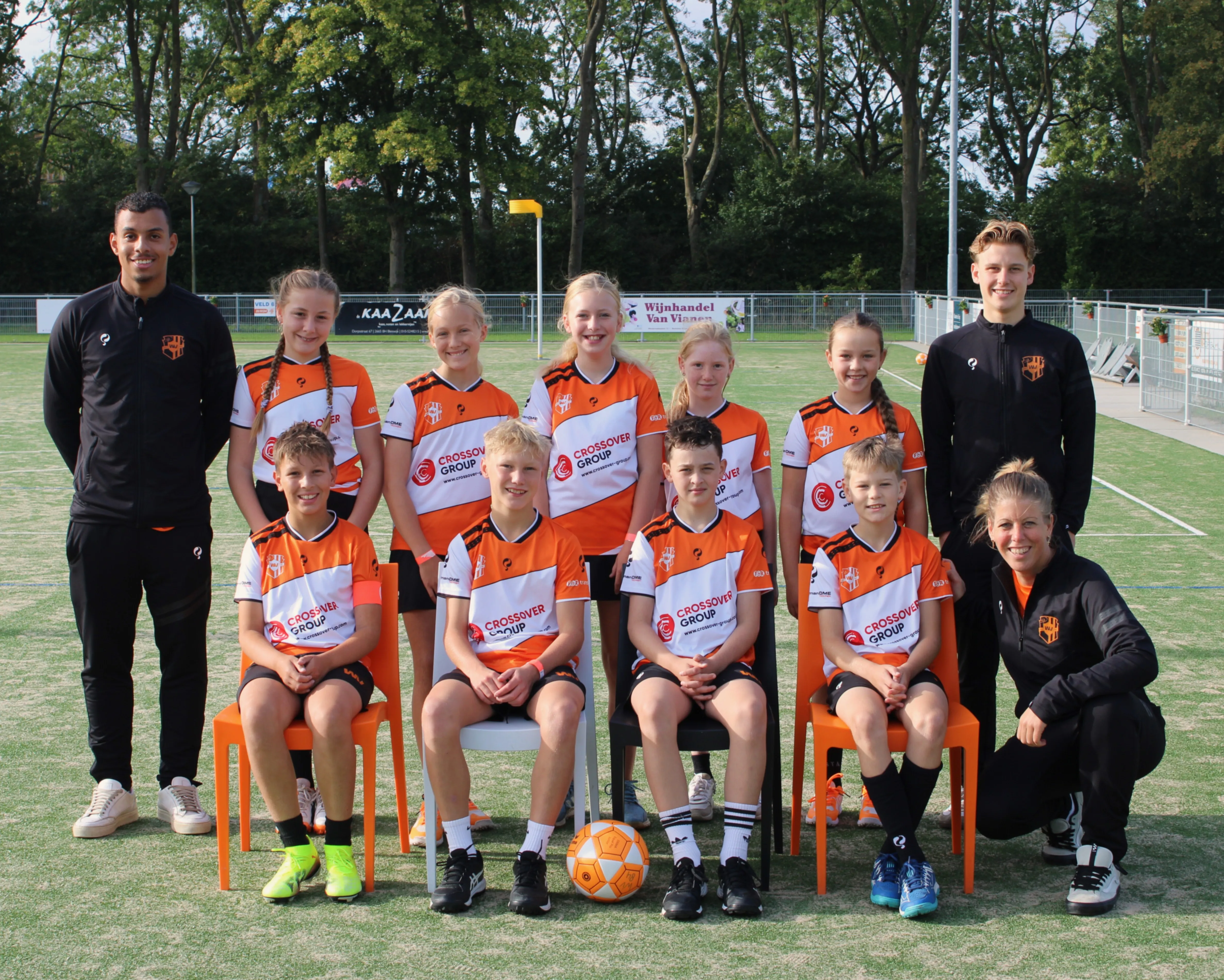 Teamfoto van Weidevogels J6