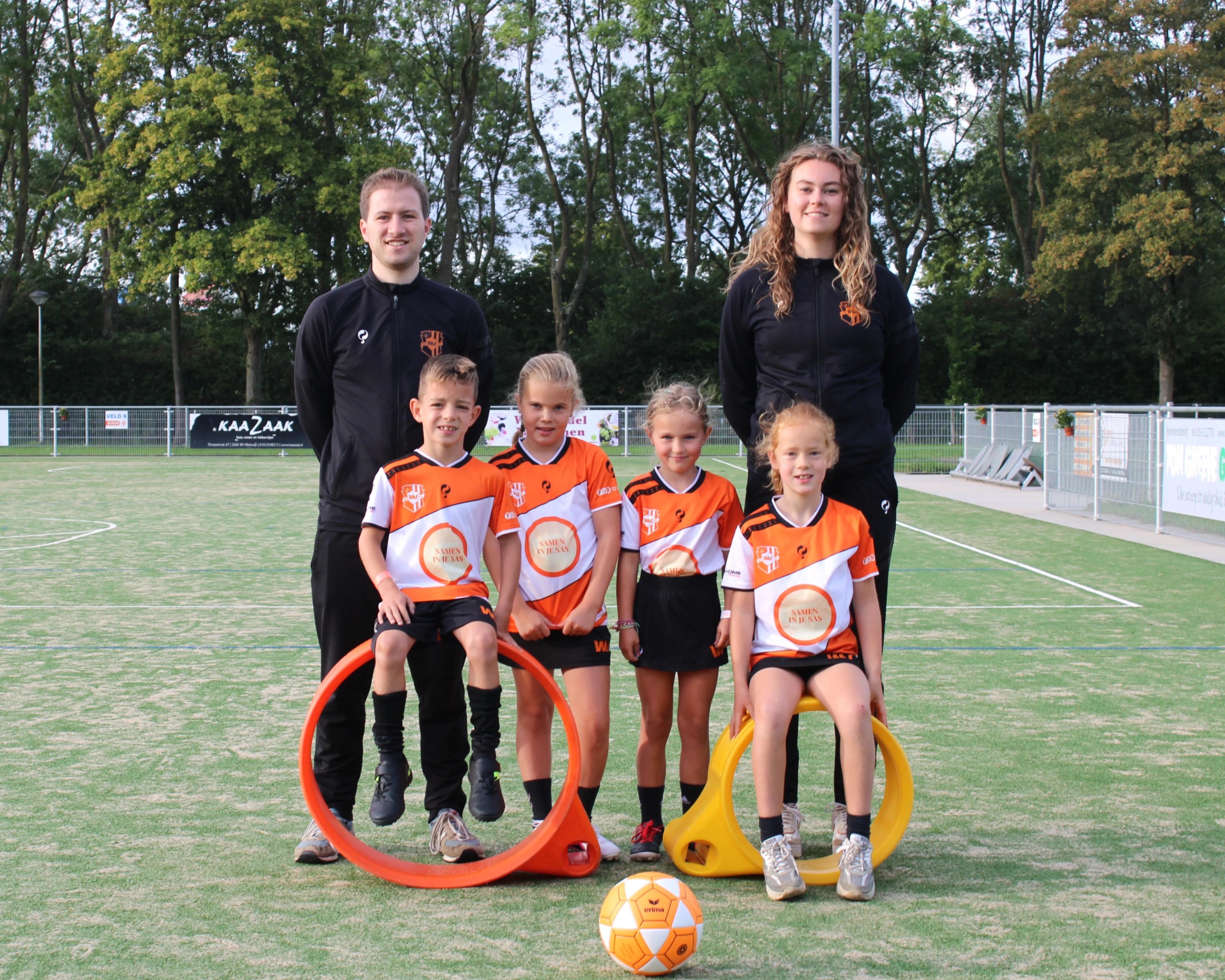 Teamfoto van Weidevogels J14