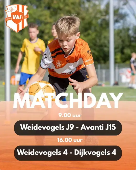 Dit weekend speelt de selectie niet, maar er staan een hoop leuke jeugdwedstrijden op het programma! Onder andere de J9 en J11 kunnen kampioen worden! 👏 Ook het 4e speelt weer een belangrijke wedstrijd om in de strijd voor het kampioenschap te blijven. Ben jij erbij?